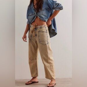 NWT We the Free Moxie Barrel Jeans